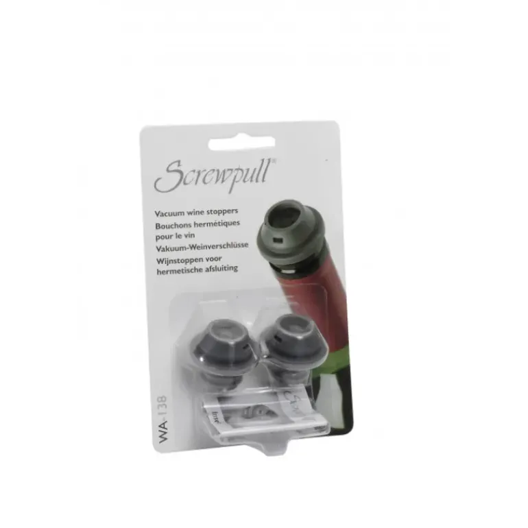 2 Bouchons pour pompe à vin WA-138 Screwpull - Le Creuset