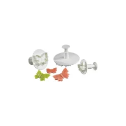 3 Emporte-Pièces Papillons à Poussoir