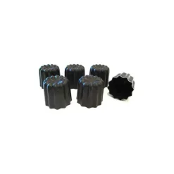 6 Moules à Cannelés Bordelais Anti-adhésifs Aluminium 5,5 mm