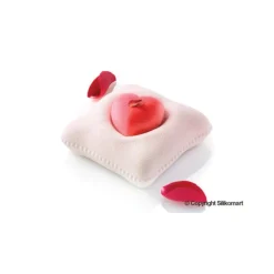 7 Moules Silicone Coussin et 1 Plaque 15 Cœurs Bombés SilikoMart Professional
