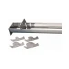 4 Raclettes à Bûche Inox