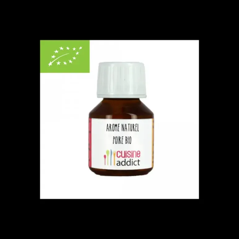 Arôme Alimentaire Bio Poire 58 ml Cuisineaddict
