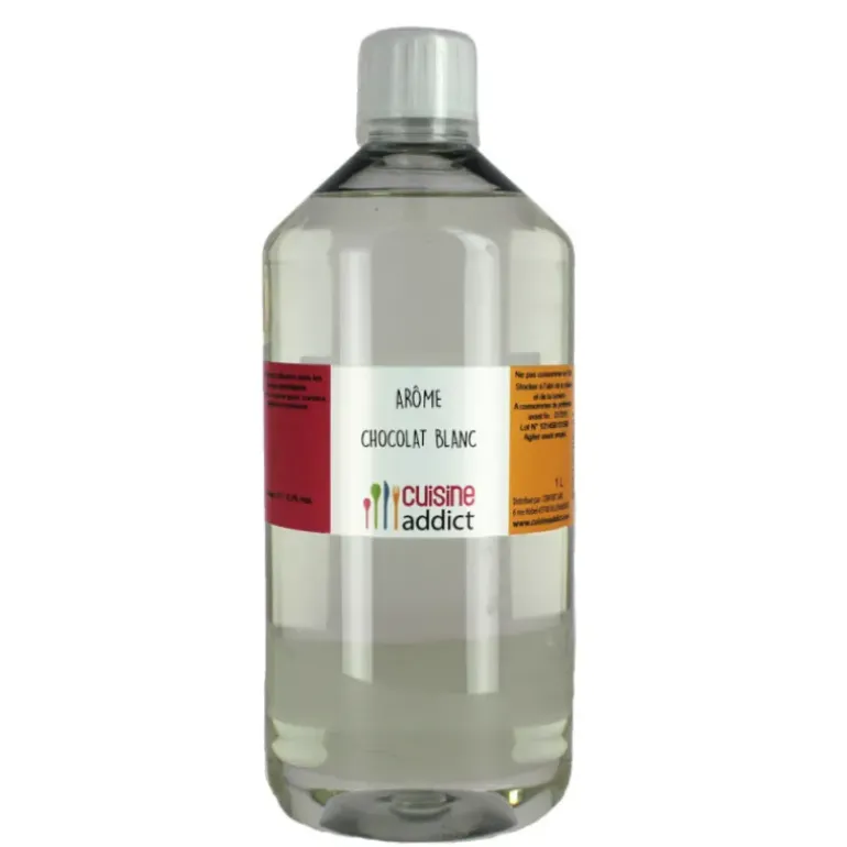 Arôme Alimentaire Chocolat Blanc 1 L Cuisineaddict