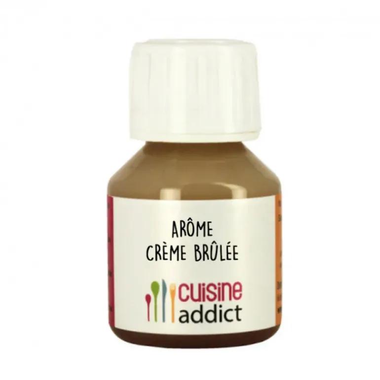 Arôme Alimentaire Crème Brûlée 58 ml Cuisineaddict