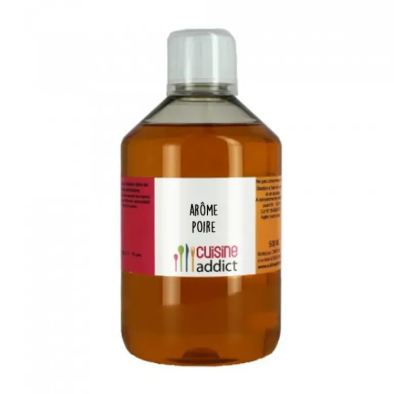 Arôme Alimentaire Naturel Poire 500 ml Cuisineaddict