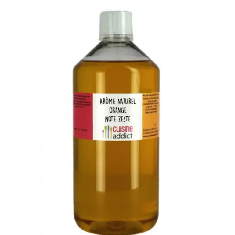 Arôme Alimentaire Naturel Orange Zeste 1 L Cuisineaddict