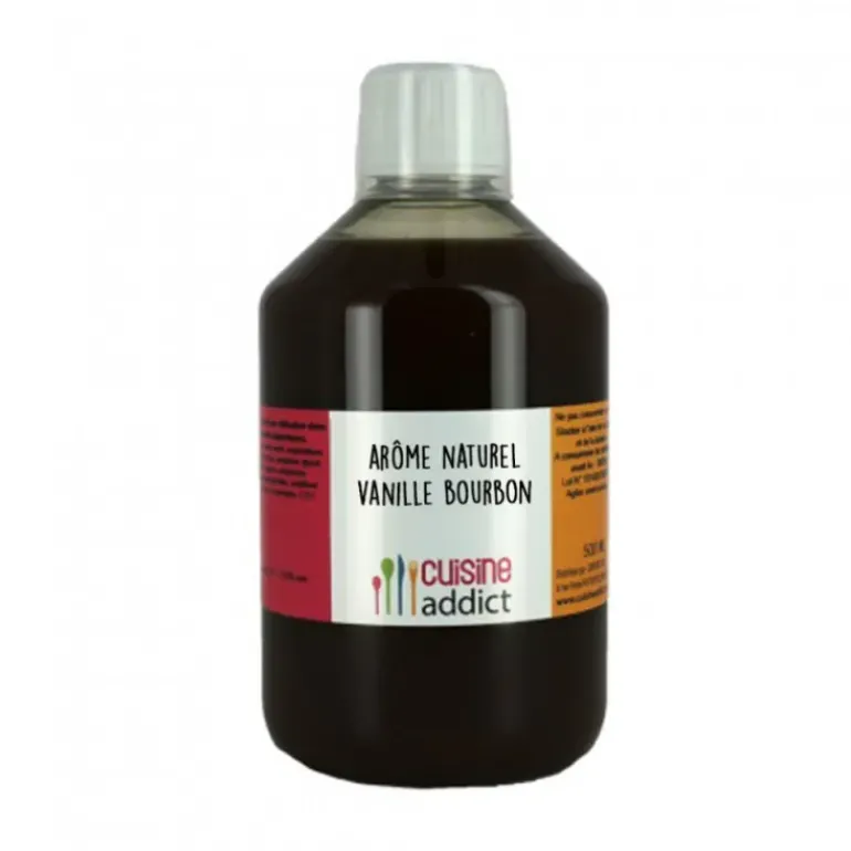 Arôme Alimentaire Naturel Vanille Bourbon 200 g 500 ml Cuisineaddict