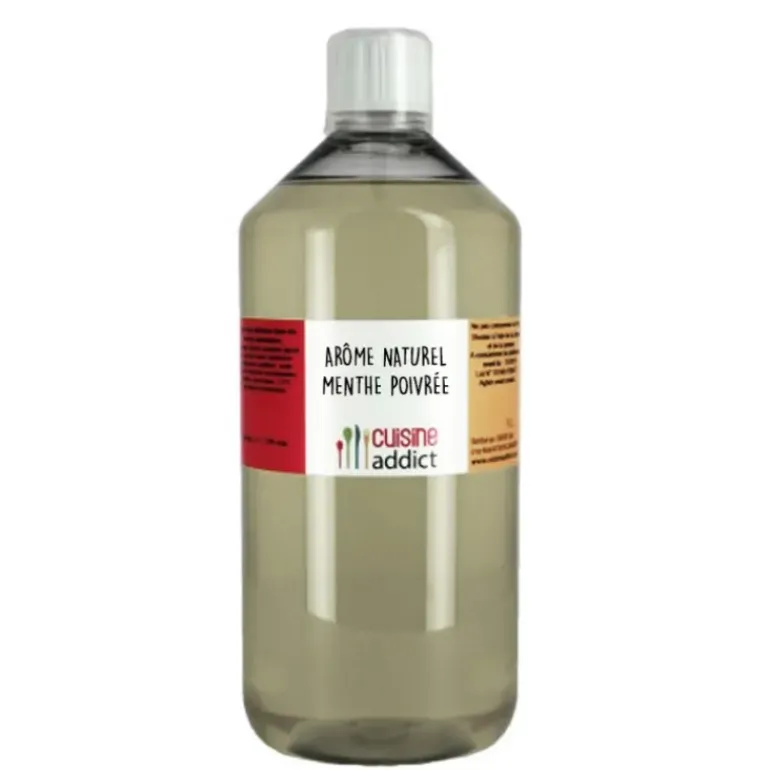 Arôme Alimentaire Naturel Menthe Poivrée 1L Cuisineaddict