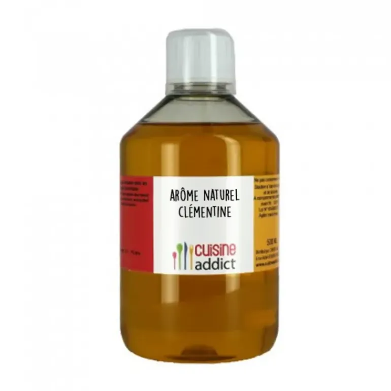 Arôme Alimentaire Naturel Clémentine 500 ml Cuisineaddict