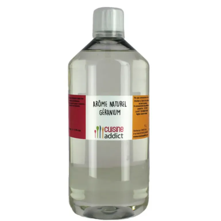 Arôme Alimentaire Naturel Géranium 1 L Cuisineaddict