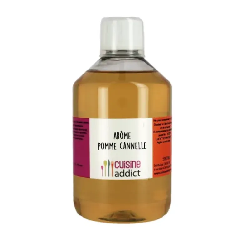Arôme Alimentaire Pomme Cannelle 500 ml Cuisineaddict
