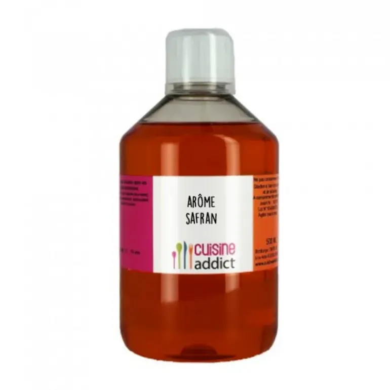 Arôme alimentaire Safran 500ml Cuisineaddict