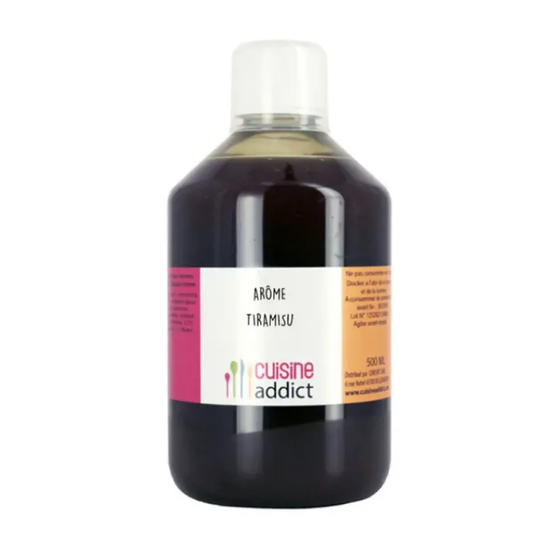 Arôme Alimentaire Tiramisu 500 ml Cuisineaddict