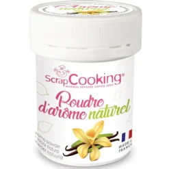 Arôme Naturel en Poudre Vanille 15g Scrapcooking
