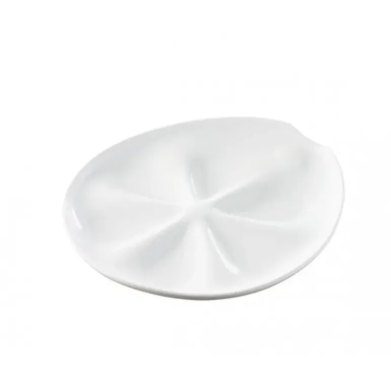Assiette à Huîtres Blanche 26 x 24 cm Impulse Revol