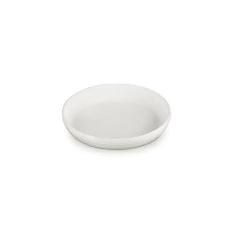 Assiette Creuse en Céramique Cocon Ø 22 cm Meringue Le Creuset