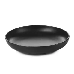 Assiette Creuse Porcelaine Noire 23 cm Adélie Revol