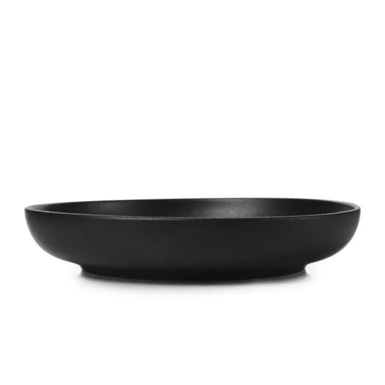 Assiette Creuse Porcelaine Noire 23 cm Adélie Revol