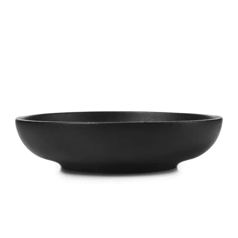Assiette Creuse Porcelaine Noire 17 cm Adélie Revol