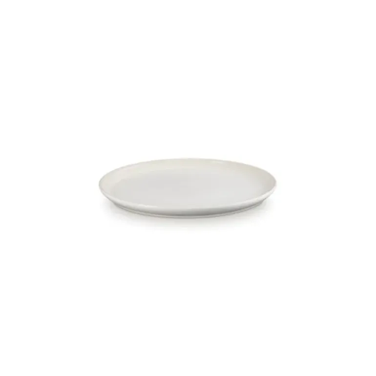 Assiette Dessert en Céramique Cocon22 cm Meringue Le Creuset