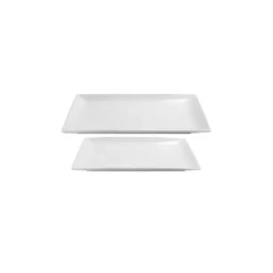 Assiette Plate Porcelaine Clélia 30 x 20 cm In Situ