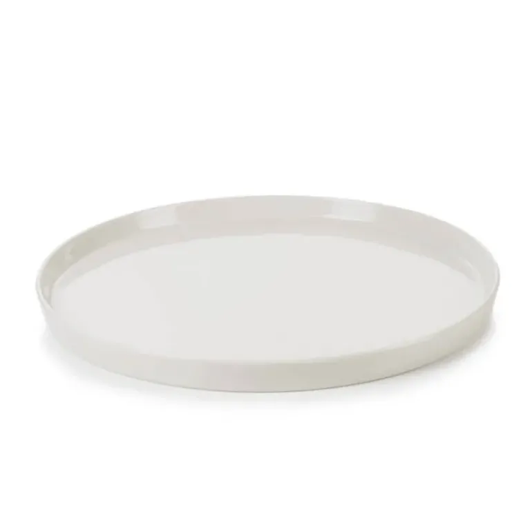 Assiette Plate Porcelaine Ivoire 24 cm Adélie Revol