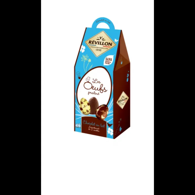 Assortiment Œufs Chocolat au Lait Praliné 190 g Révillon
