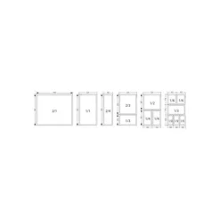 Bac Gastronorme Anses Fixes GN 1/1H 10cm Matfer Bourgeat