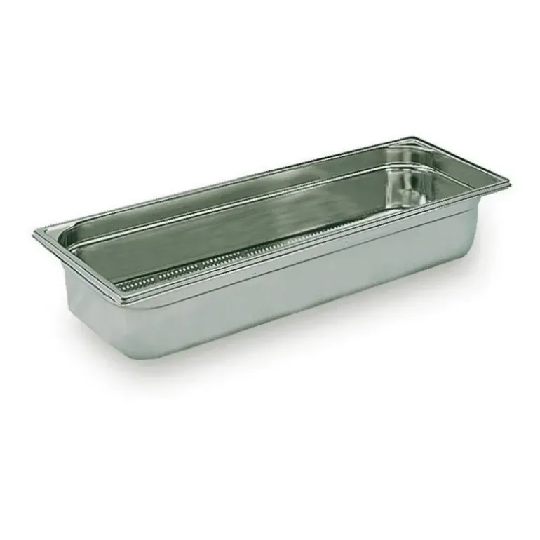 Bac Gastronorme Perforé Inox GN 2/4 H 10cm Matfer Bourgeat