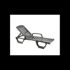 Bain de Soleil en Résine Anthracite Miami Grosfillex
