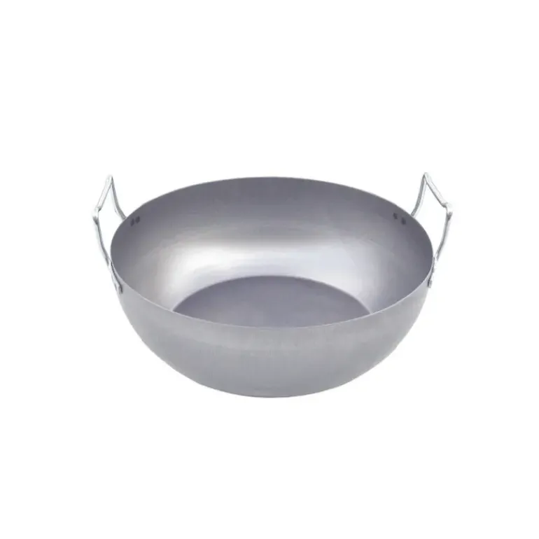 Bassine à Friture bombée en tôle 32 cm De Buyer