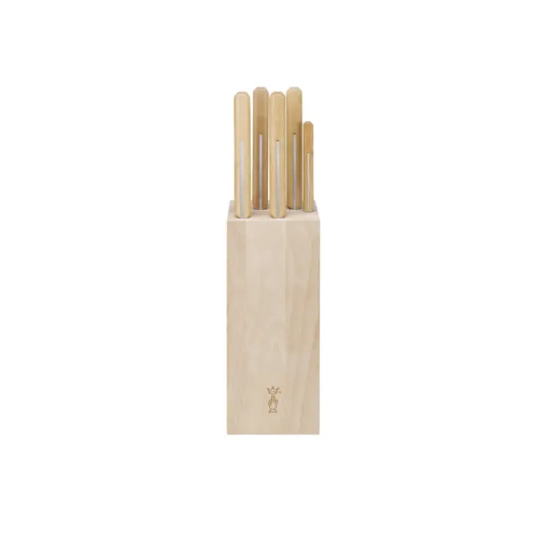 Bloc à Couteaux + 5 Couteaux Parallèle Pain Opinel