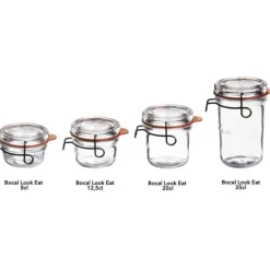 Bocal en Verre 12.5 cl (x6) Lock Eat