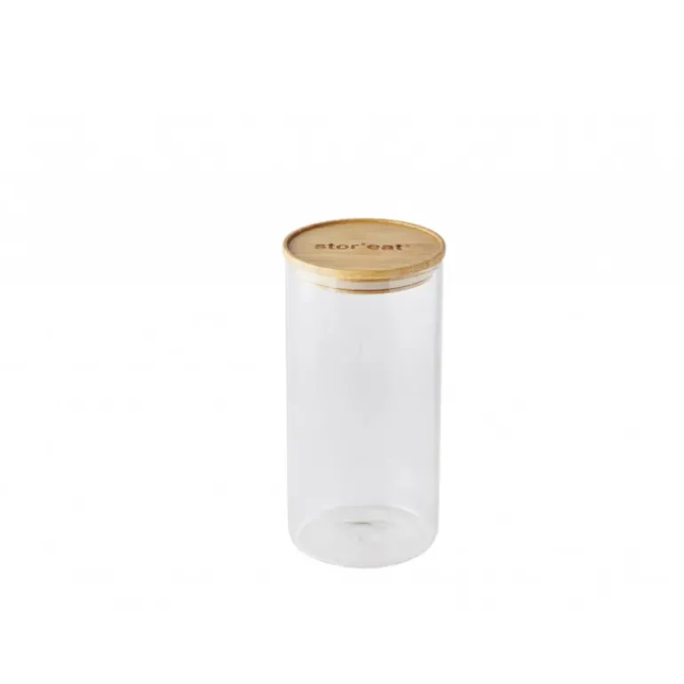 Bocal en Verre 1,75 L avec Couvercle Bambou Stor'eat Mastrad