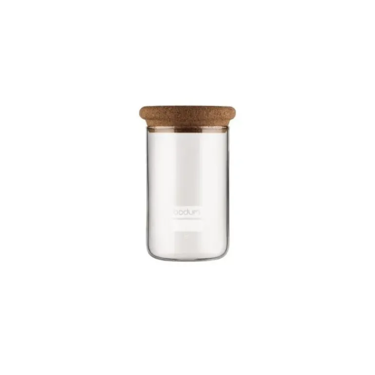 Bocal en Verre 0,6 L Bouchon en liège Yohki Bodum