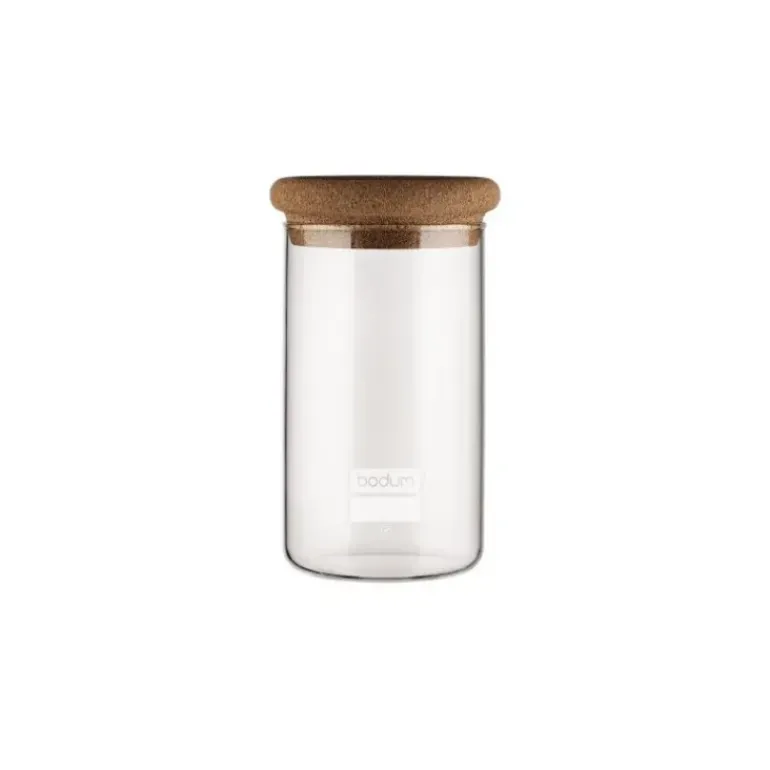 Bocal en Verre 1,0 L Bouchon en liège Yohki Bodum