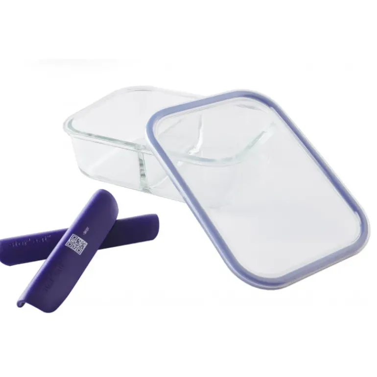 Boîte de Conservation Connectée avec Compartiments 1,45 L Bleu Stor'eat Mastrad