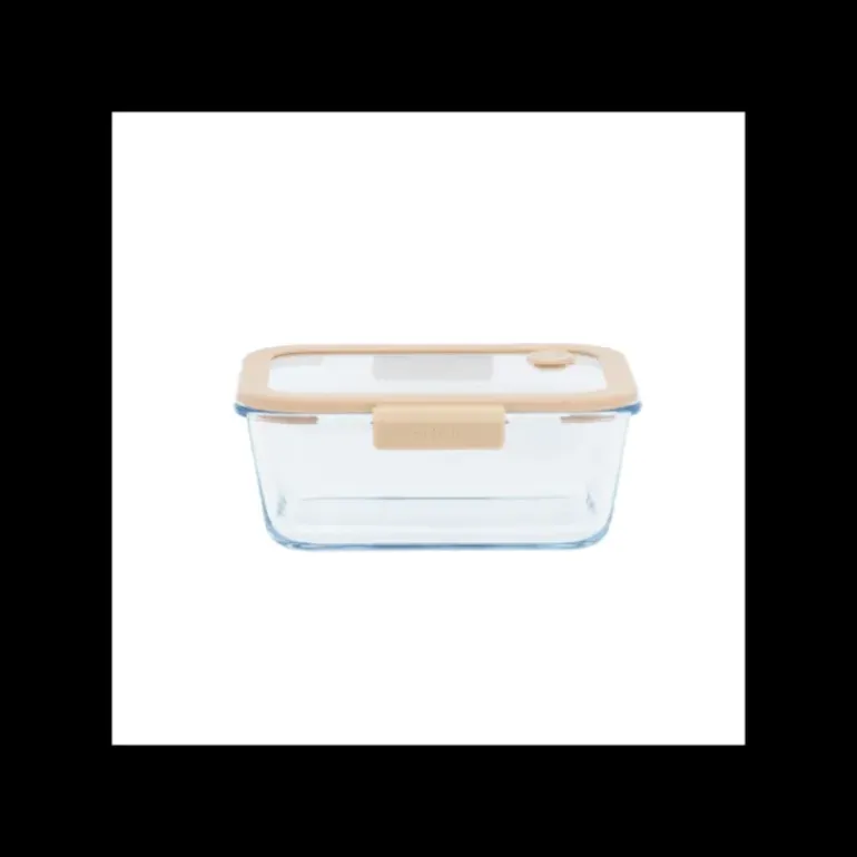 Boîte de Conservation en Verre Sous-Vide 1200 ml Pebbly