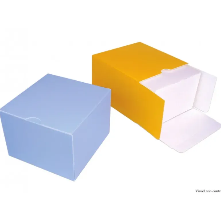 Boîte Isotherme Carré 20 cm Jaune (x25)