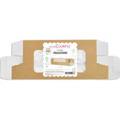 Boîte Macaron en Carton 21,5 x 6,8 x 4,8 cm (x2) Scrapcooking