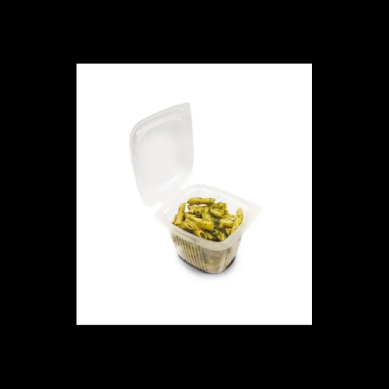 Boîte Plastique avec Couvercle 750 ml 14,2 x 12,3 cm x H 10,5 cm (x50) Ondipack