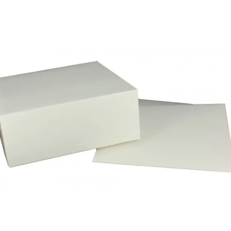 Boîte pâtissière blanche - 16 x H 5 cm - (x50)