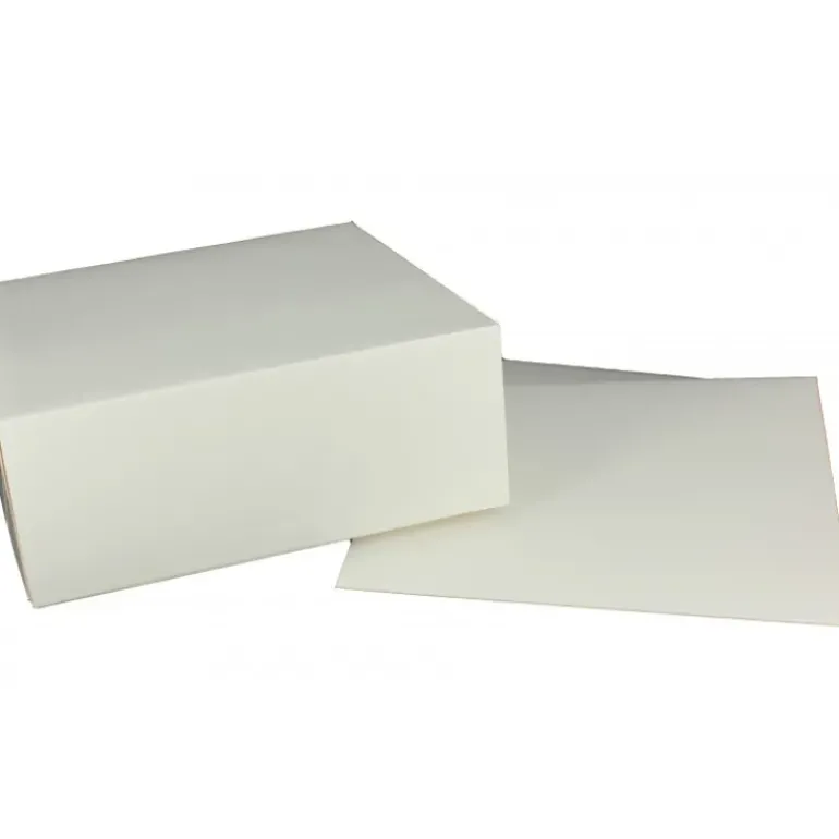 Boîte pâtissière blanche - 18 x H 8 cm - (x50)