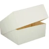 Boîte pâtissière blanche - 26 x H 5 cm - (x50)