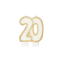 Bougie Anniversaire 20 ans Gatodéco