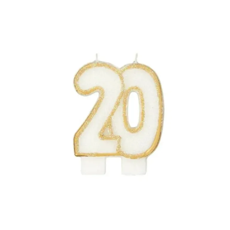 Bougie Anniversaire 20 ans Gatodéco