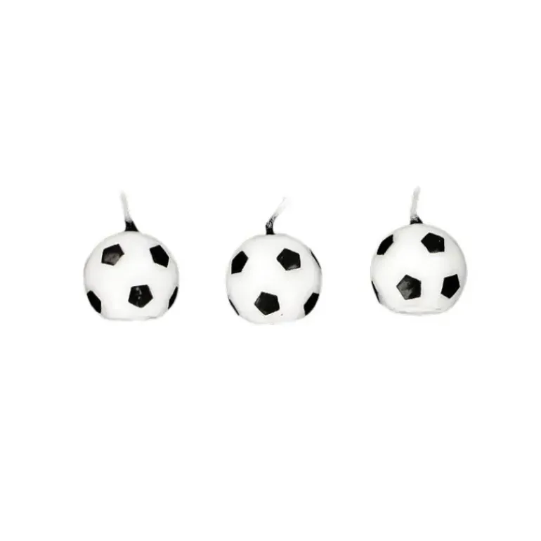Bougies Ballons de Football (x6) Gatodéco