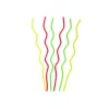 Bougies Zig-Zag Multicolores (x6) Gatodéco
