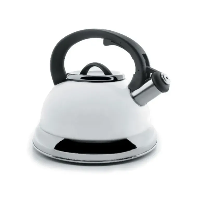 Bouilloire Sifflante 2.5 L Laqué Blanc Lacor