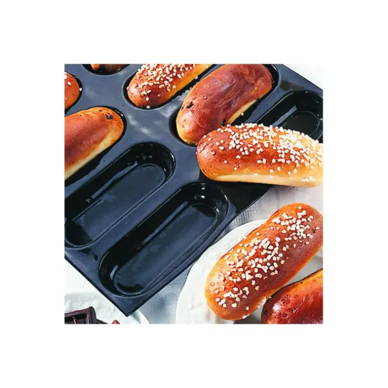Brioches longues (ovales) Flexipan - Moule silicone